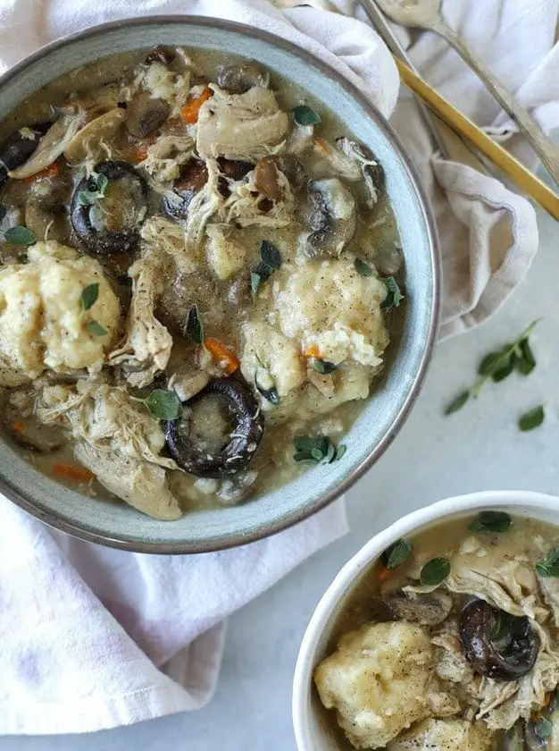 Turkey and Mushroom Dumplings