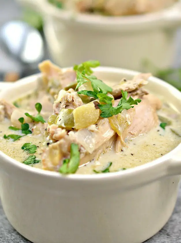 Keto White Chicken Chili