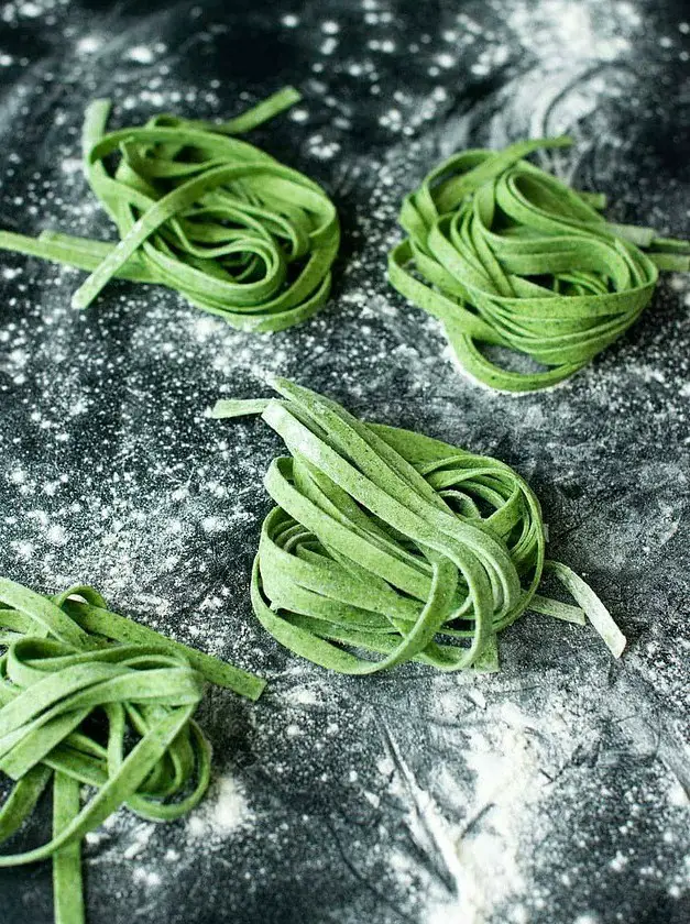 Homemade Spinach Pasta