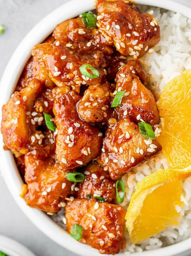 Healthy Orange Chicken