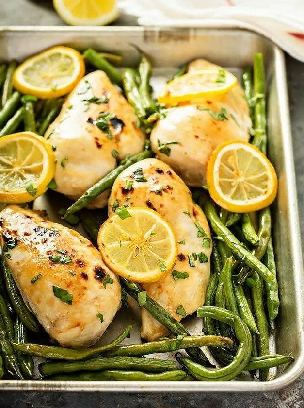 Lemon Chicken Sheet Pan Dinner