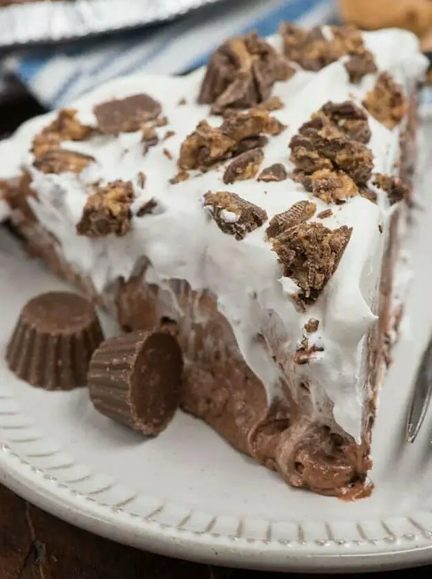 No Bake Chocolate Peanut Butter Pie