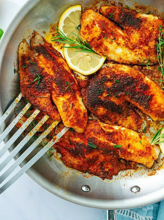 Easy Blackened Tilapia