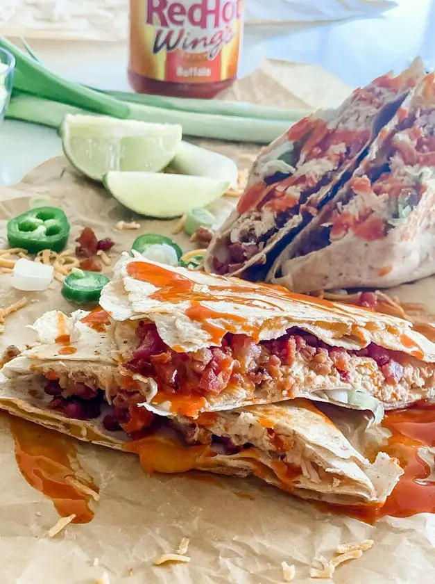 Buffalo Chicken Folded Wrap