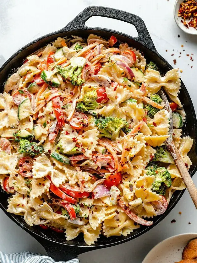 Vegan Pasta Primavera