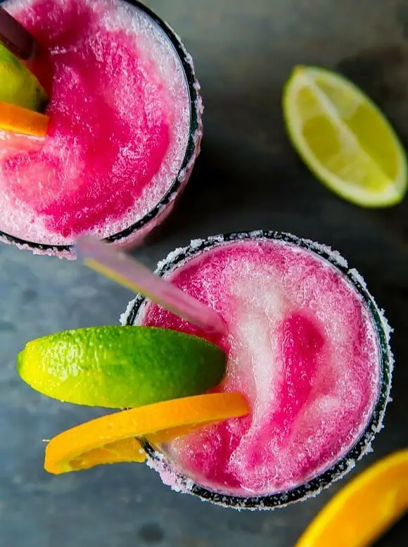 Sangria Swirled Frozen Margaritas