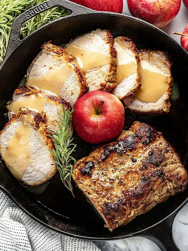 Apple Glazed Roasted Pork Loin