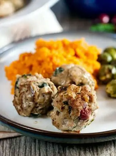 Turkey and Cranberry Meatballs