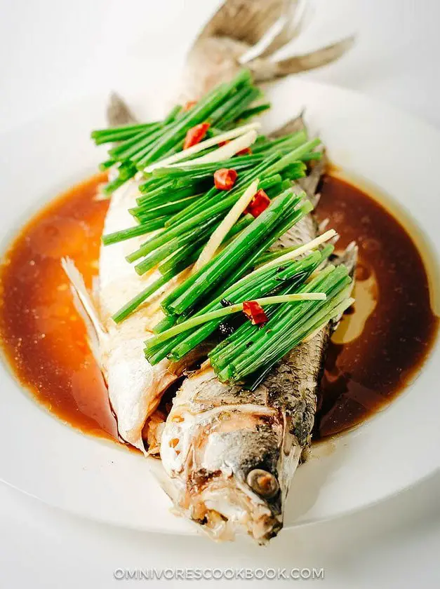 Authentic Chinese Steamed Fish