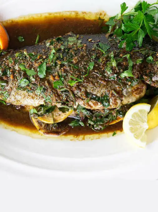 Whole Rainbow Trout with Soy-Citrus