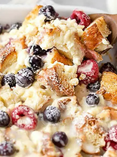 Sweet Croissant Breakfast Casserole