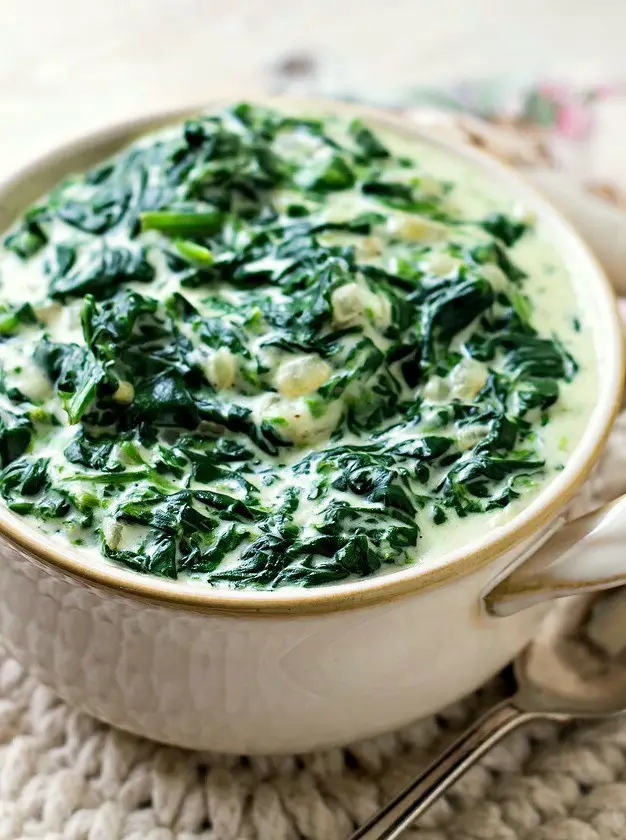 Fresh Creamed Spinach