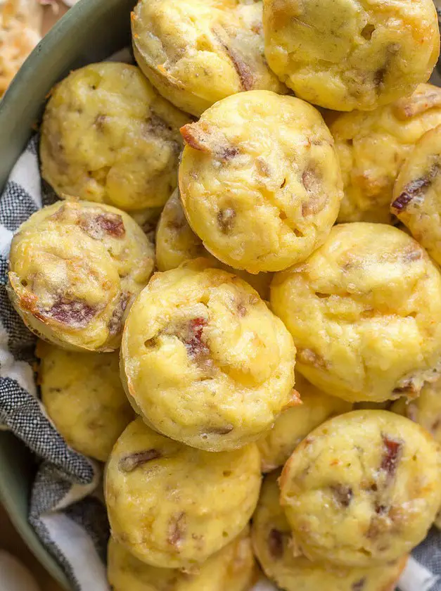 Keto Bacon Egg and Cheese Bites