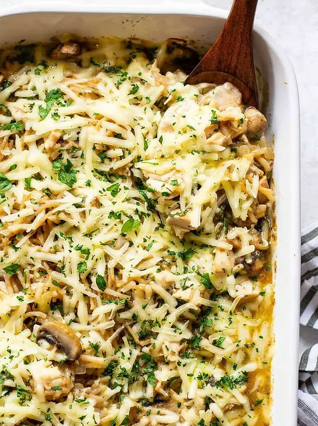 Creamy Paleo Chicken Tetrazzini