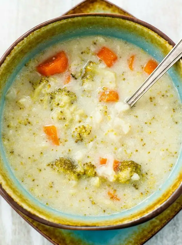 Instant Pot Cauliflower Broccoli Soup