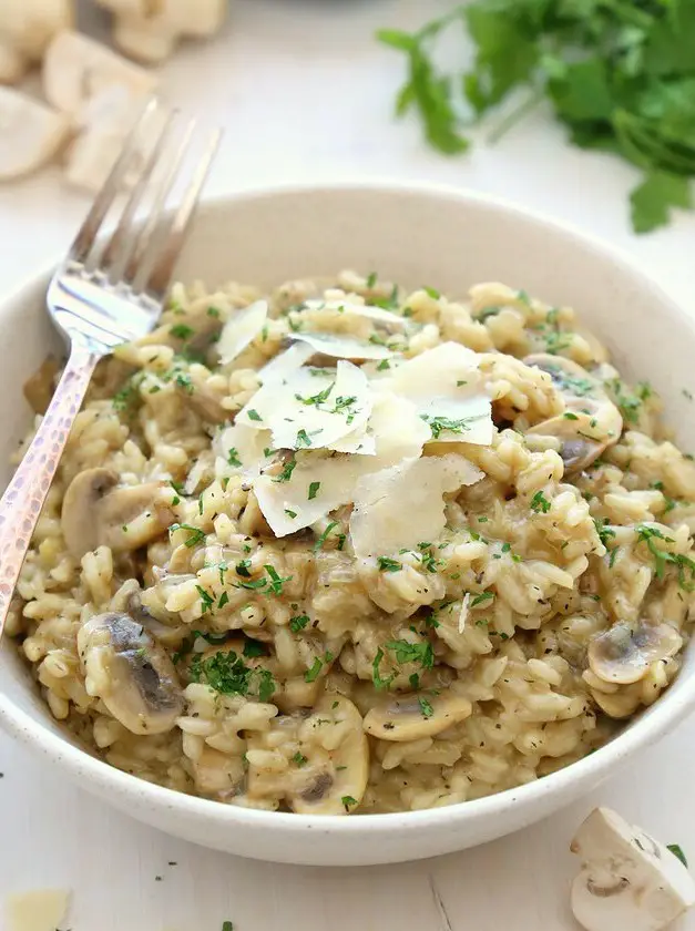 Easy Mushroom Risotto