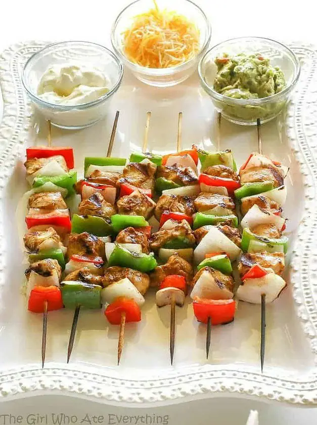 Fajitas on a Stick