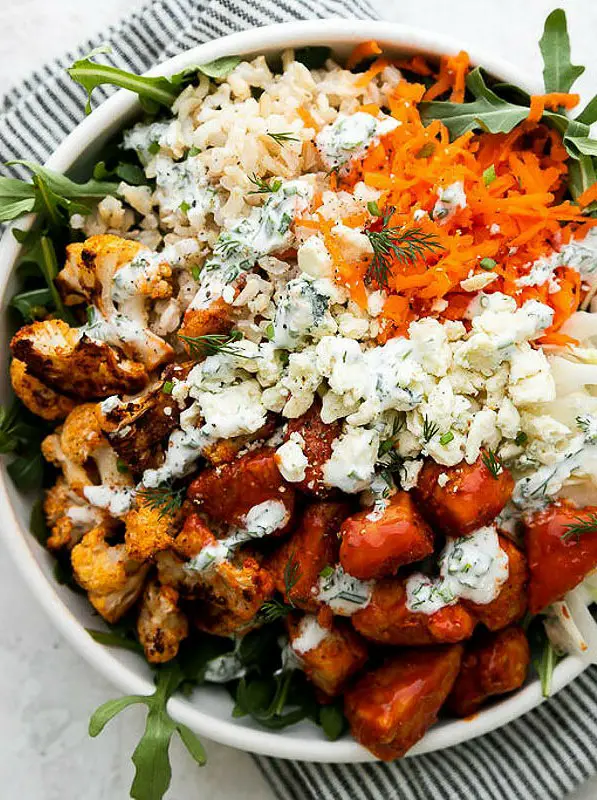 Hearty Buffalo Chicken Bowls