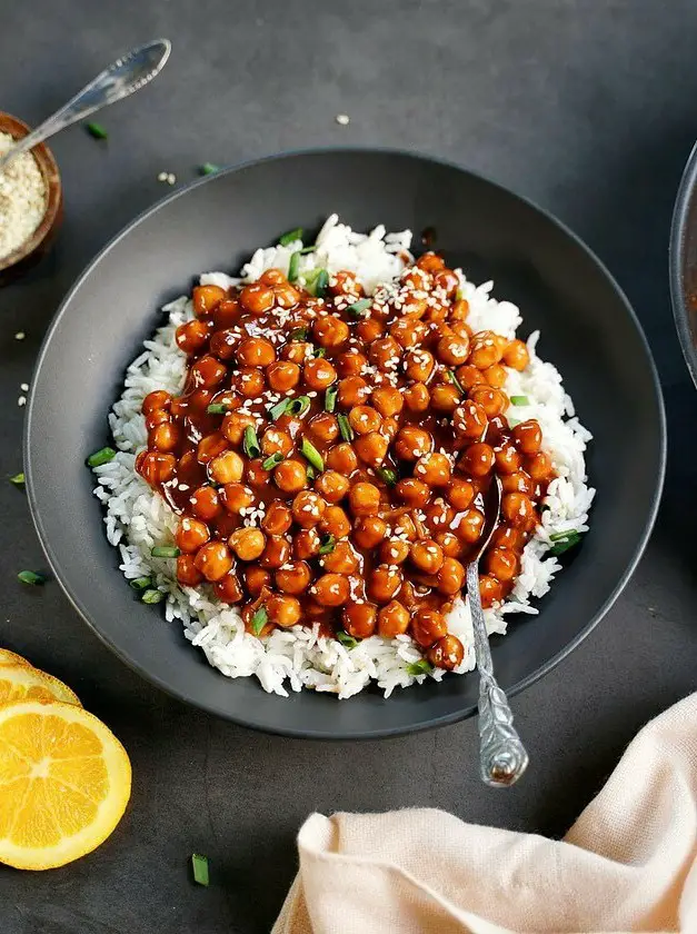 Sweet and Sour Chickpeas