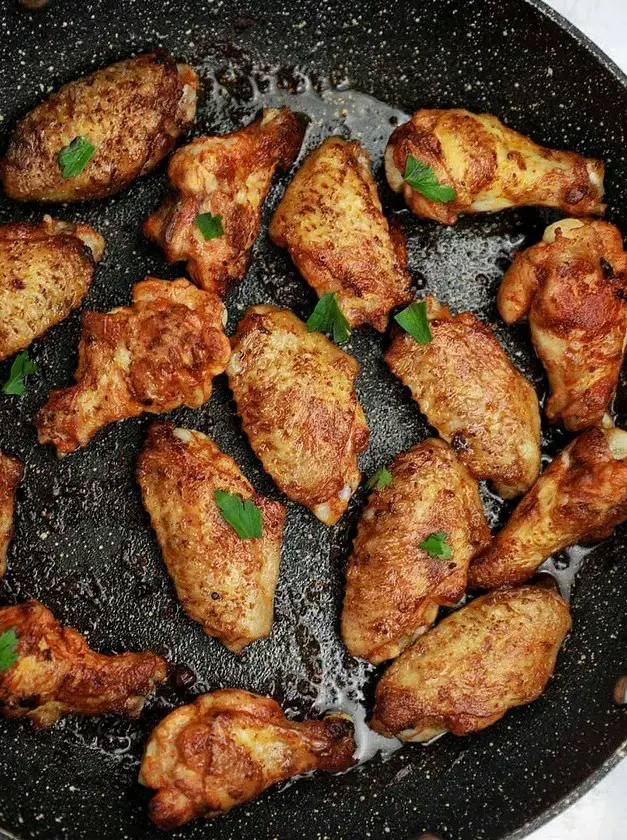 Pan Fried Chicken Wings