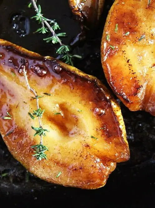 Roasted Pears with Balsamic and Honey