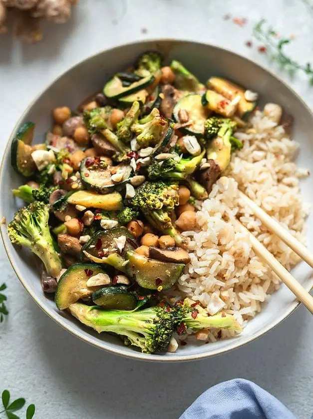 Veggie Stir-Fry with Miso Sauce