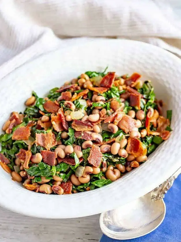 Collard Greens and Beans with Bacon