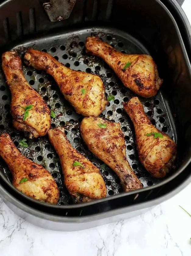 Air Fryer Frozen Chicken Drumsticks