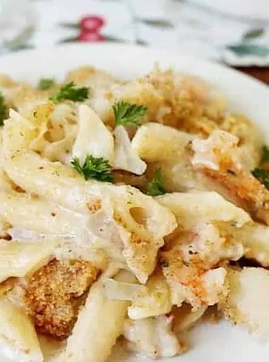 Creamy Seafood Pasta Bake