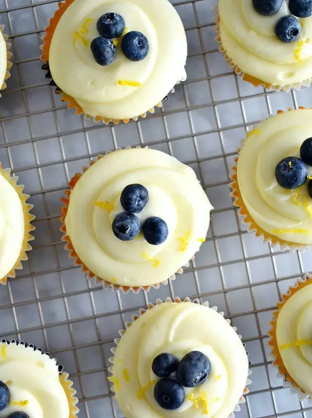 Lemon Blueberry Cupcakes