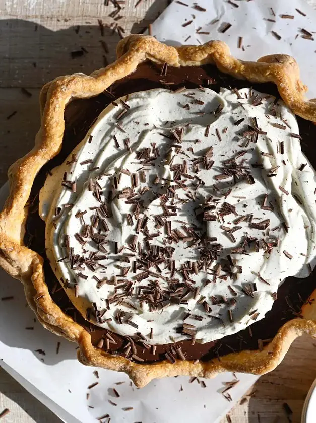 Brown Butter Chocolate Cream Pie