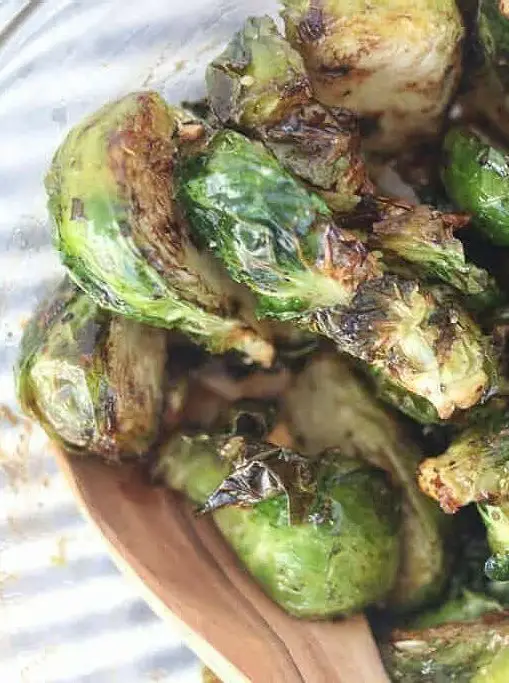 Roasted Air Fryer Brussel Sprouts