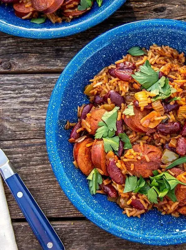 Dutch Oven Red Beans and Rice