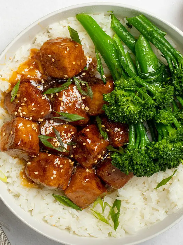 Honey Garlic Tofu