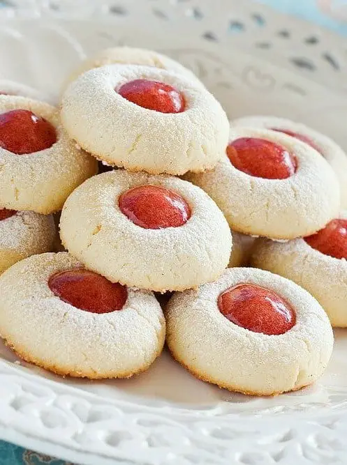 Jam Thumbprint Cookies