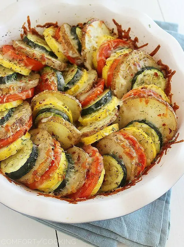 Parmesan Vegetable Tian