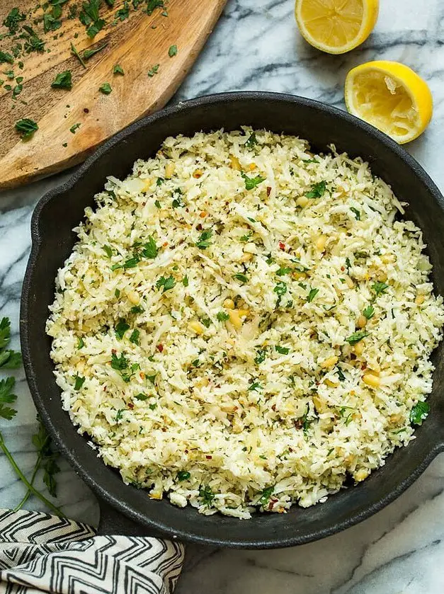 Mediterranean Cauliflower Rice