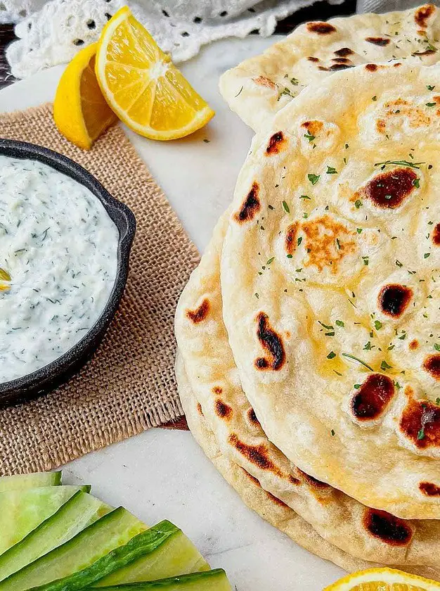 Sourdough Discard Naan