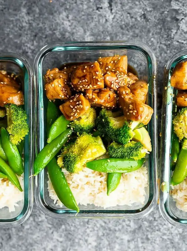 Honey Sesame Chicken Lunch Bowls