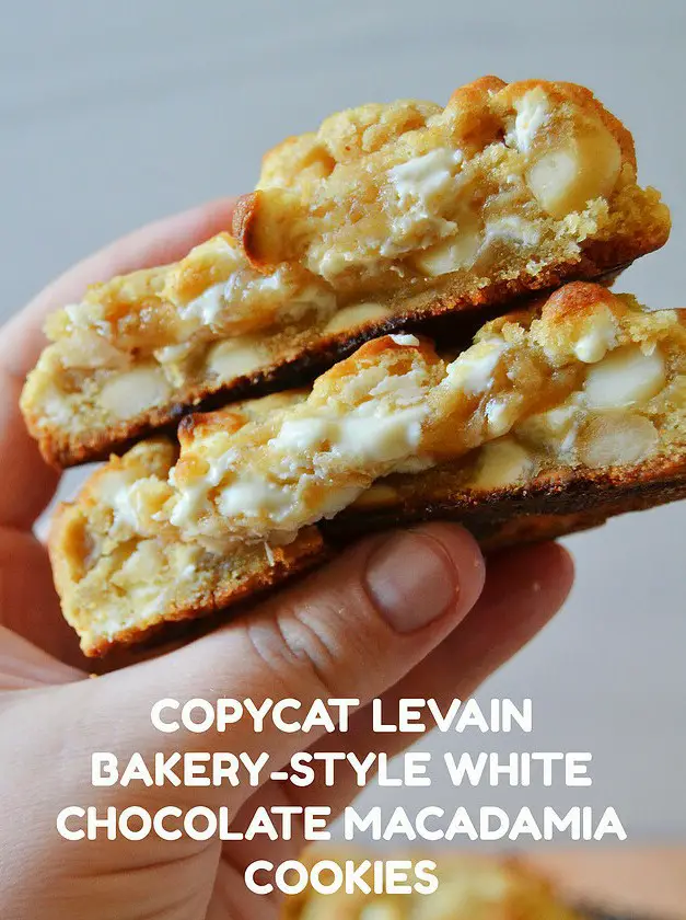 Levain Bakery-Style White Chocolate Macadamia Nut Cookies