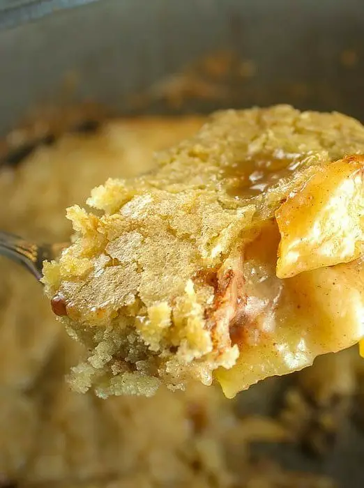 Dutch Oven Apple Cobbler