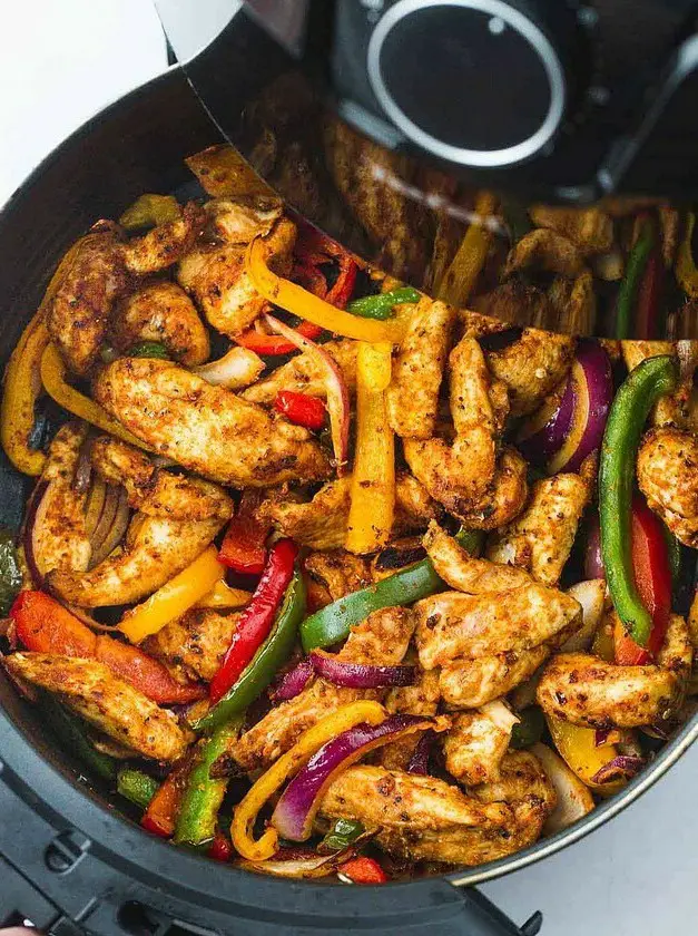 Air Fryer Chicken Fajitas