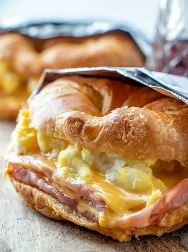 Easy Croissant Breakfast Sandwiches