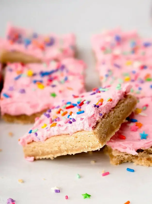 Frosted Sugar Cookie Cake Bars