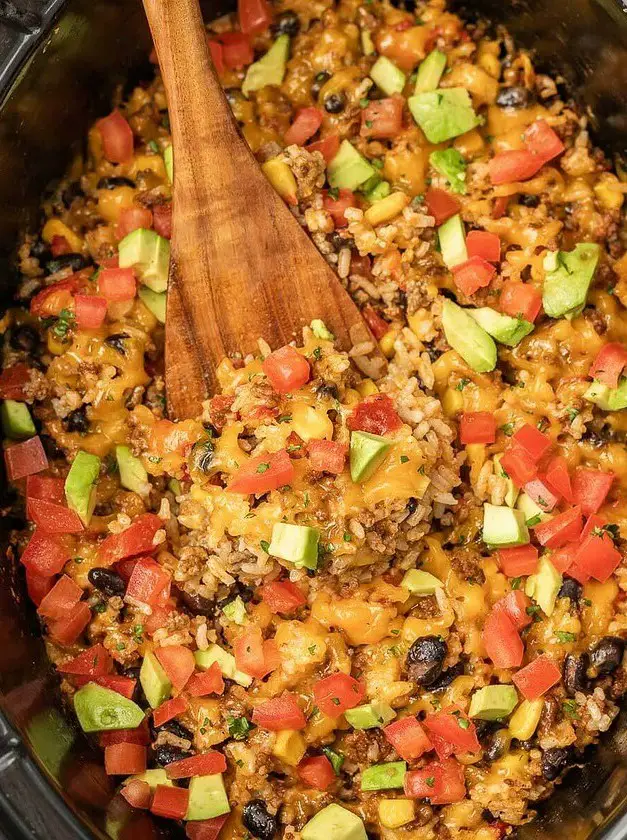 Crock Pot Taco Casserole