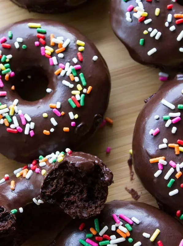 Double Chocolate Doughnuts