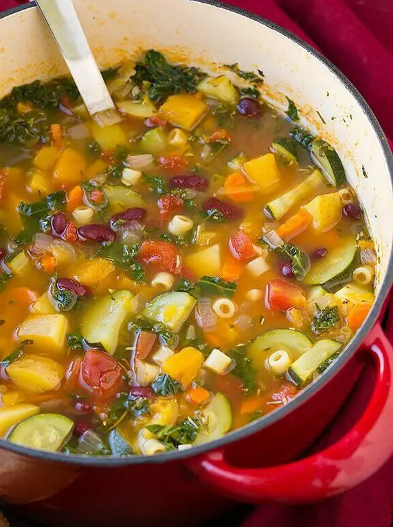 Autumn Minestrone Soup