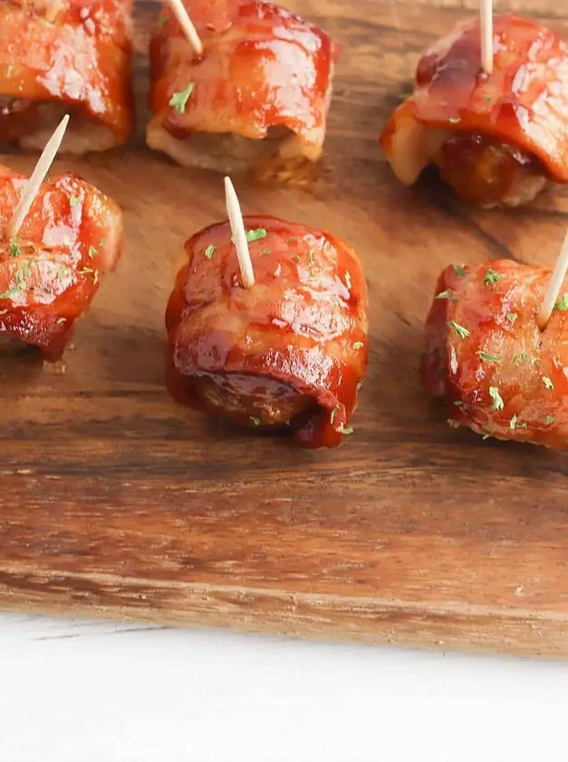 Bacon Wrapped Meatballs