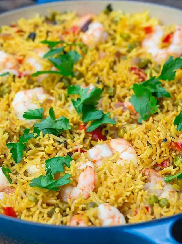 One Pan Shrimp and Rice