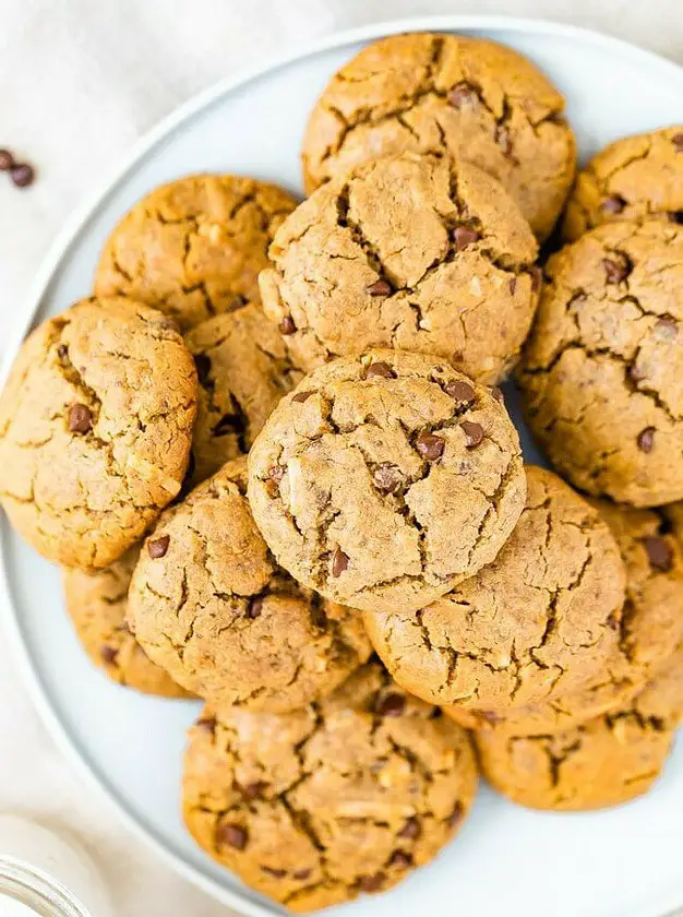 Tahini Chocolate Chip Cookies